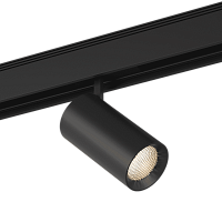 Светильник для низковольтного трека SY, черный, 24 вольт, SY-DIM-601202-BL-20-WW