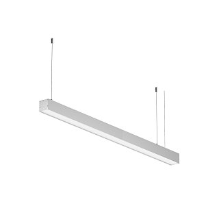 Линейный светильник подвесной 4000K 50x50 (Серебро, 1 м) LL312020