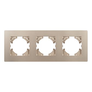 Рамка пластиковая FRM-PERIO-PL-3-GD (Arlight, -)