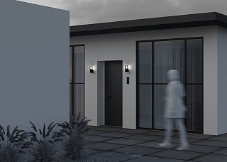 Настенный светильник (бра) Alura E27х1 35 Вт IP 54