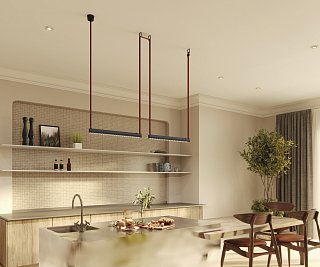 Подвесной светильник Points Parity 3000K 24Вт 36° черный