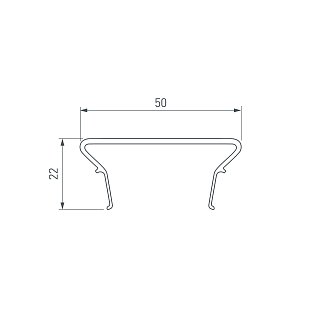 Экран FOLED-50-2000 OPAL-PM (Arlight, Пластик)