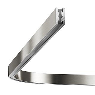 Радиусный коннектор для шинопровода Flarity платина