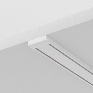 Шинопровод 2м Radity с заглушками в комплекте накладной белый