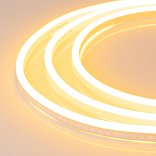 Гибкий неон ARL-NEON-1608YH-SIDE 24V Yellow (Arlight, 6 Вт/м, IP65)