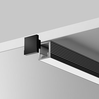 Комплект заглушек (для профиля 08×09) 10 шт., ALM-0809-B-EC 642017