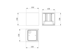 Архитектурная подсветка Fulton 3000К 20Вт IP 54