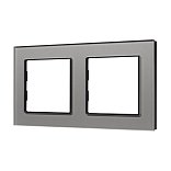 Рамка стеклянная FRM-GLARE-GS-2-GR (Arlight, -)