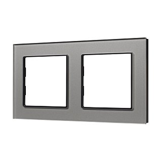 Рамка стеклянная FRM-GLARE-GS-2-GR (Arlight, -)