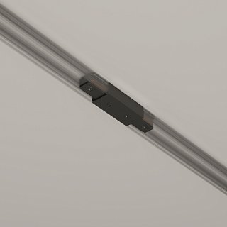 Прямой коннектор питания с вводом питания Unity черный