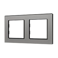 Рамка стеклянная FRM-GLARE-GS-2-GR (Arlight, -)