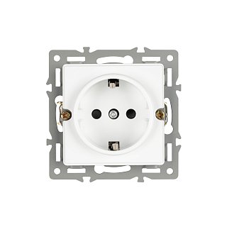 Механизм электрической розетки SCT-GP-MEU-PL-WH (250V, 16A) (Arlight, -)