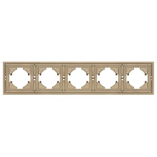 Рамка пластиковая FRM-TENDO-SFPL-5-GD (Arlight, -)