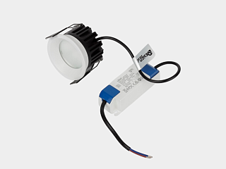 Светильник светодиодный Встраиваемый , серия DL-RE, Белый, 8Вт, IP44, Теплый белый (3000К) , DL-RE1202-WH-WW