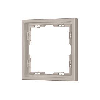 Рамка пластиковая FRM-NOBE-SFPL-1-CA (Arlight, Кашемир)