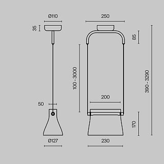Подвесной светильник Cabaret 3000К 8Вт