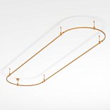 Основание ART-APRIORI-OVAL-ROD-200-3000x1000 (GD) (Arlight, IP20 Металл, 3 года)