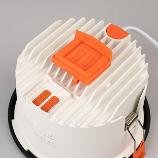 Светильник MS-ALORA-BUILT-R140-12W Day4000-MIX (BK, 60 deg, TRIAC) (Arlight, IP54 Пластик, 3 года)