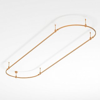 Основание ART-APRIORI-OVAL-ROD-200-3000x1000 (GD) (Arlight, IP20 Металл, 3 года)