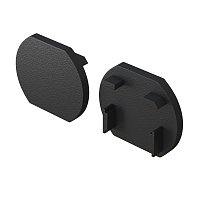 Заглушка для круглого шинопровода, 2 шт. Basity, черный