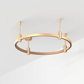 Основание ART-APRIORI-ROUND-ROD-200-R600 (GD) (Arlight, IP20 Металл, 3 года)