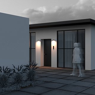 Настенный светильник (бра) Shim 3000К 5Вт IP 65