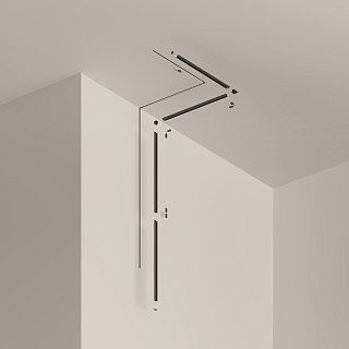 Шинопровод 2м Radity встраиваемый черный