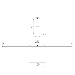 Коннектор прямой ALT-LINEAIR-FLAT-CON-I-2094 (ANOD) (Arlight, IP20 Металл, 3 года)