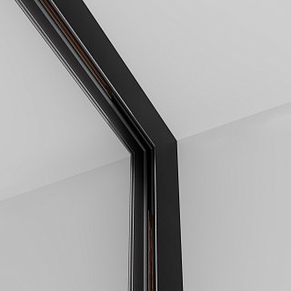 Коннектор внутренний Exility накладной черный