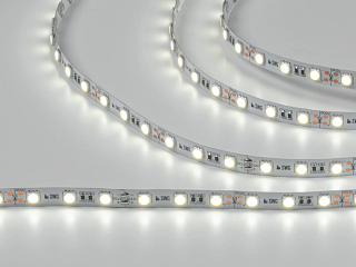 Светодиодная лента 5050, 60 LED/м, 14,4 Вт/м, 12В , IP20, Цвет: Холодный белый, SWG560-12-14.4-W-M