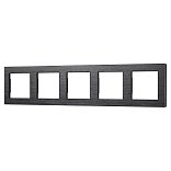 Рамка алюминиевая FRM-PRESTO-ALS-5-BK (Arlight, -)