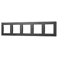 Рамка алюминиевая FRM-PRESTO-ALS-5-BK (Arlight, -)