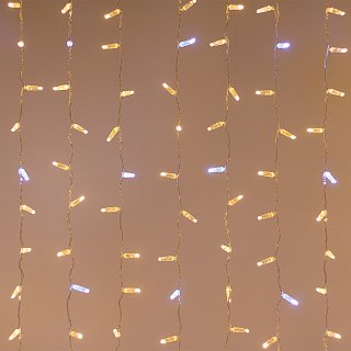 Светодиодная гирлянда ARD-CURTAIN-CLASSIC-2000x1500-CLEAR-360LED-BLINK Warm-White (230V, 60W) (Ardecoled, IP65)