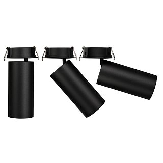 Корпус SP-POLO-BUILT-R65 (BK, 1-3, 200mA) (Arlight, IP20 Металл, 3 года)