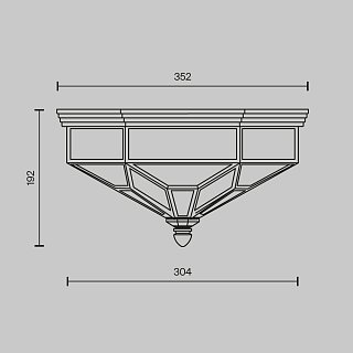 Потолочный светильник Zeil E27х3 60Вт