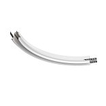 Коннектор радиусный R300 Exility встраиваемый под ГКЛ 9,5мм, белый