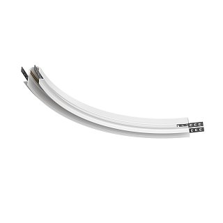 Коннектор радиусный R300 Exility встраиваемый под ГКЛ 9,5мм, белый