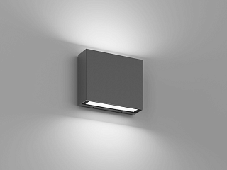 Настенный уличный светильник Форма 8 Вт, 120°, 200–240 В, 3000K (теплый белый), для фасада, IP65, GW-LV-GR-8-WW