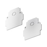 Заглушка торцевая 2шт Gravity встраиваемый белый