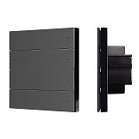 INTELLIGENT ARLIGHT Кнопочная панель SMART DALI-301-22-8K-D2-IN Black (BUS, Frameless) (IARL, IP20 Пластик, 5 лет)
