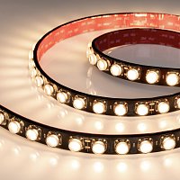 Светодиодная лента герметичная FLT-PS-A42-BLACK-23mm 24V Warm3000 (21 W/m, IP67, 30deg, 5m) (Arlight, -)