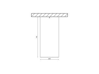 Светильник VILLY, потолочный накладной, 15Вт, 3000K, Голубой, VL-BASE-LBU-WW
