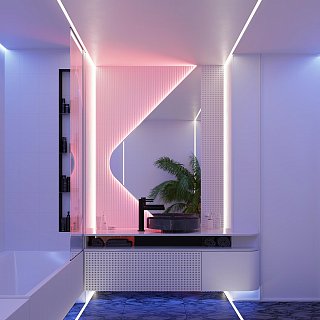 Светодиодная лента герметичная RTW-PSW-A120-10mm 24V Red (9.6 W/m, IP67, 2835, 5m) (Arlight, 5 лет)