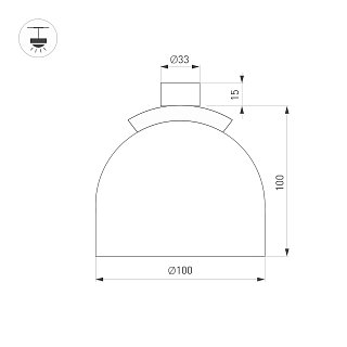 Светильник ART-INBELT-CUP-R100-8W Day4000-MIX (BK, 90 deg, 48V, DALI) (Arlight, IP20 Металл, 3 года)