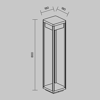 Ландшафтный светильник Baker Street 3000К 10Вт IP 65