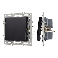 Механизм выключателя одноклавишный непроходной SWT-MK01-PL-BK (250V, 16A) (Arlight, -)