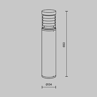 Ландшафтный светильник Spir 3000K 12Вт IP 54