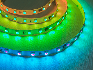 SPI RGB 24В IP20 12Вт/м 60 LED/м SMD5050 WS2811 SWG5PT60-24-12-WS2811RGB