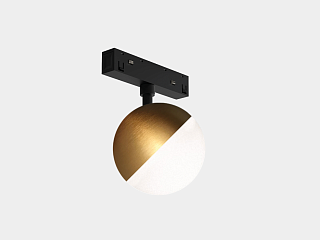 Светильник-шар металл+стекло, серия SY-LINK, Латунь, 10Вт, IP20, Теплый белый (3000К), SY-LINK-SFBR-10-WW