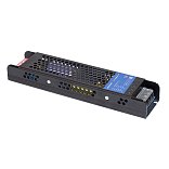 Блок питания интерьерный ELF, 12В, 150Вт, плоский металлический перфорированный корпус (черный)